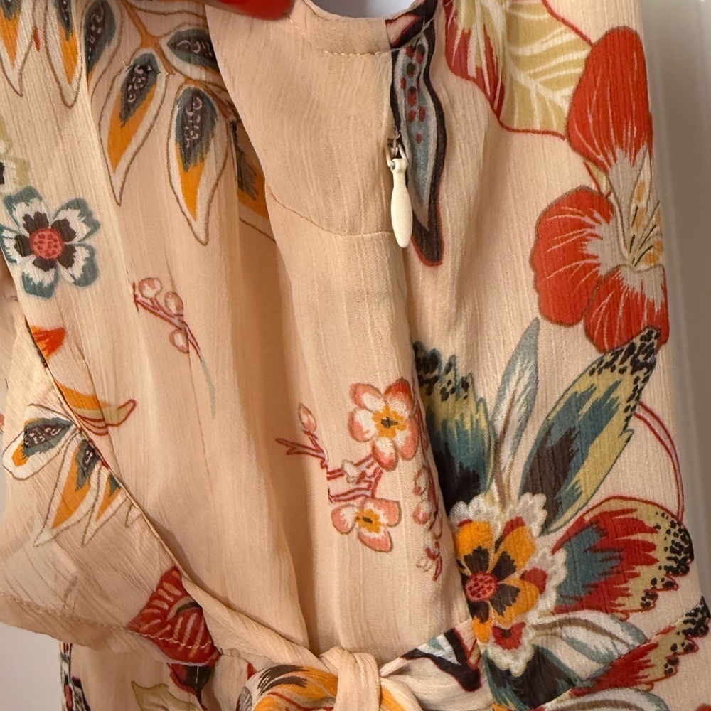 Sanctuary Jolynn Floral Faux Wrap Midi Dress NWT 14 - Picture 7 of 12